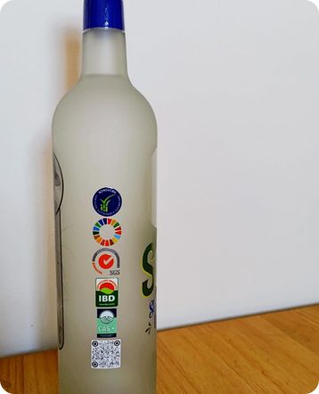 Produto final com o selo CAS+ no rótulo